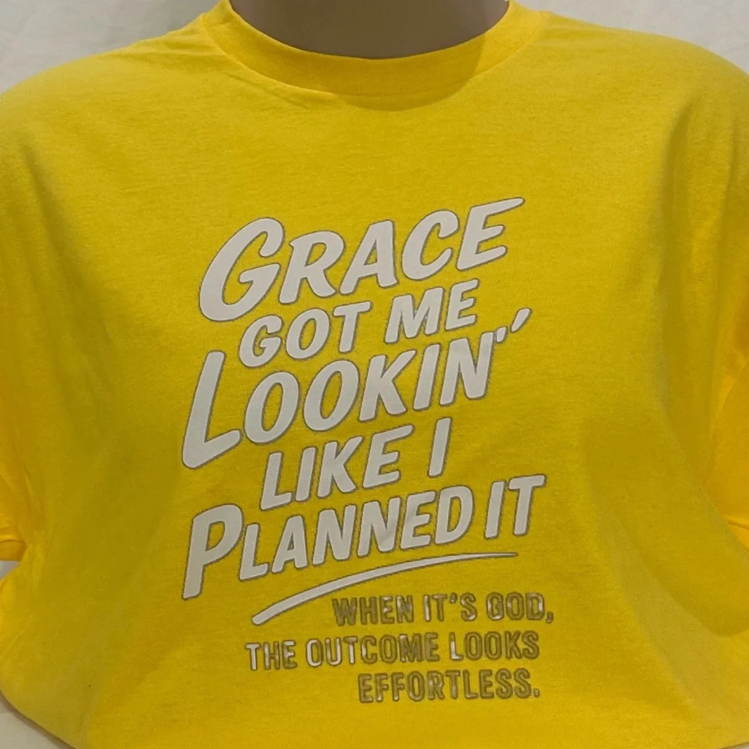 Inspiring Grace T-Shirt - Radiant Yellow