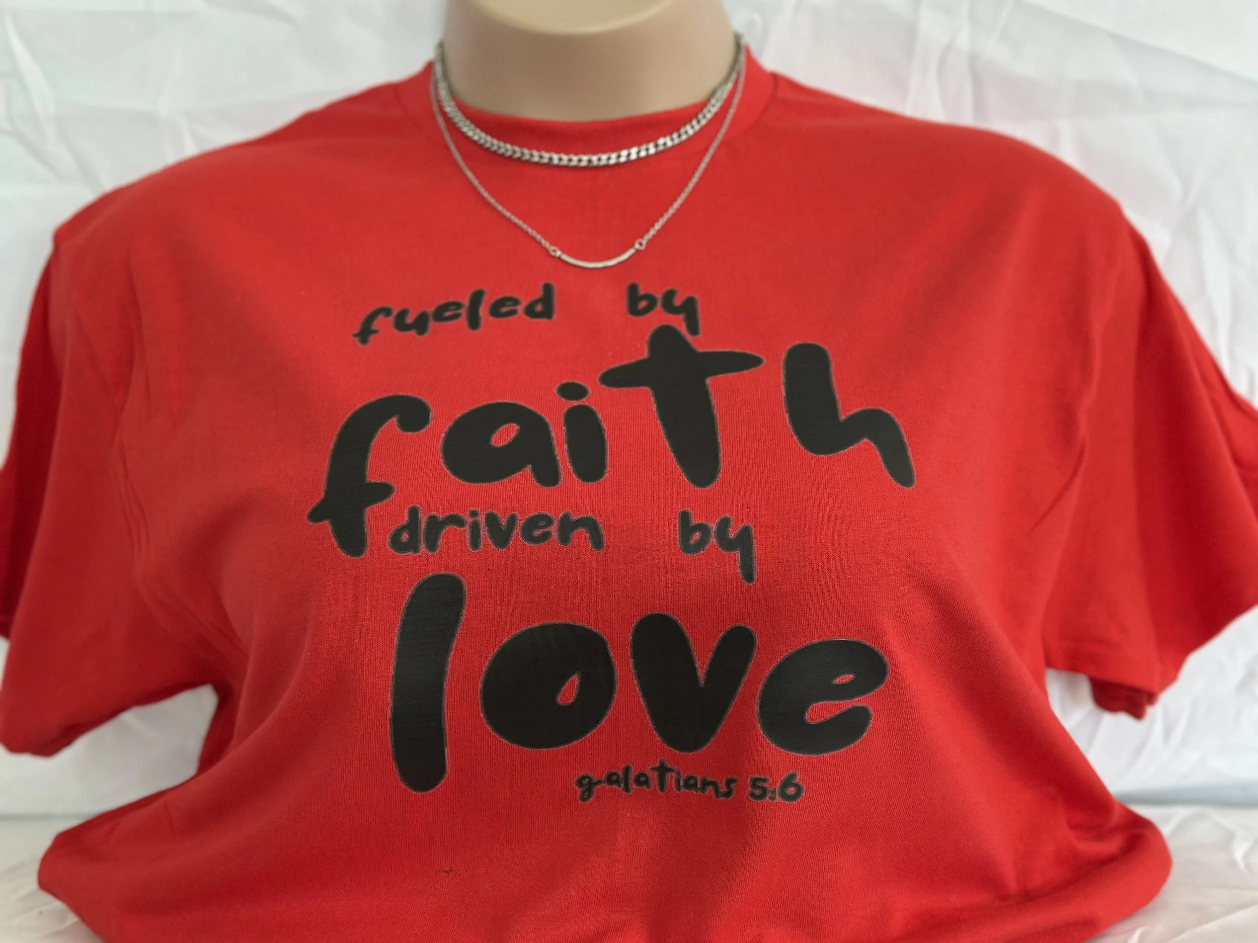 Fueled by Faith Inspirational Tee