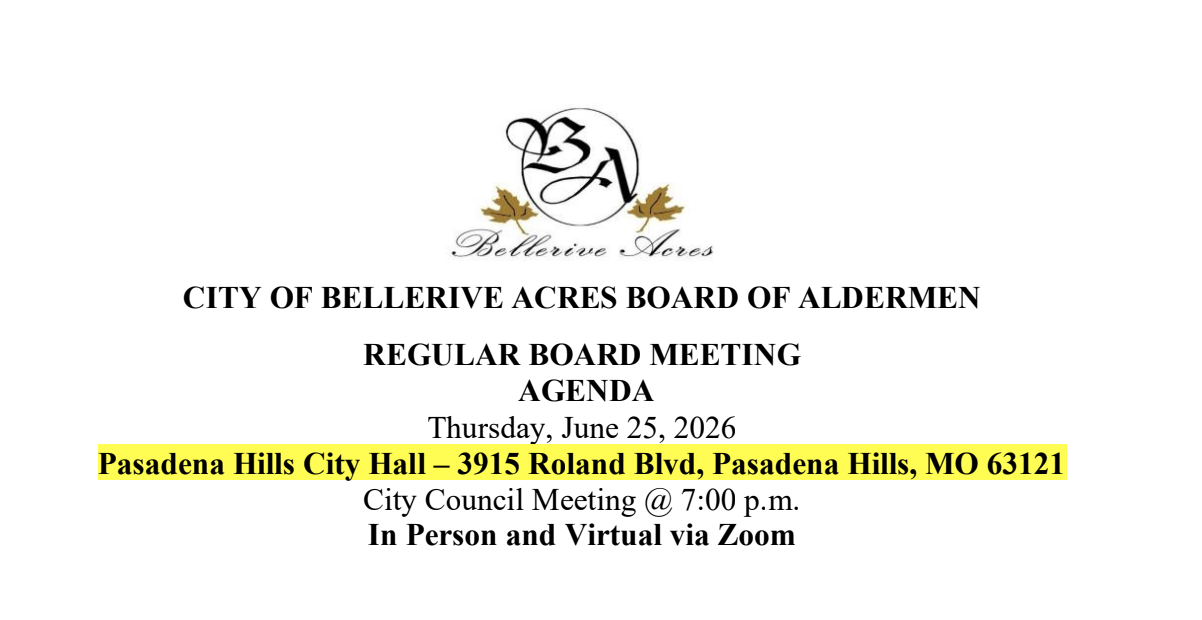 June 25 Board of Aldermen Meeting — Key Updates