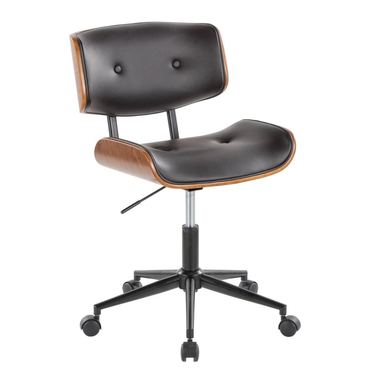 Lombardi Office Chair (Walnut & Espresso)