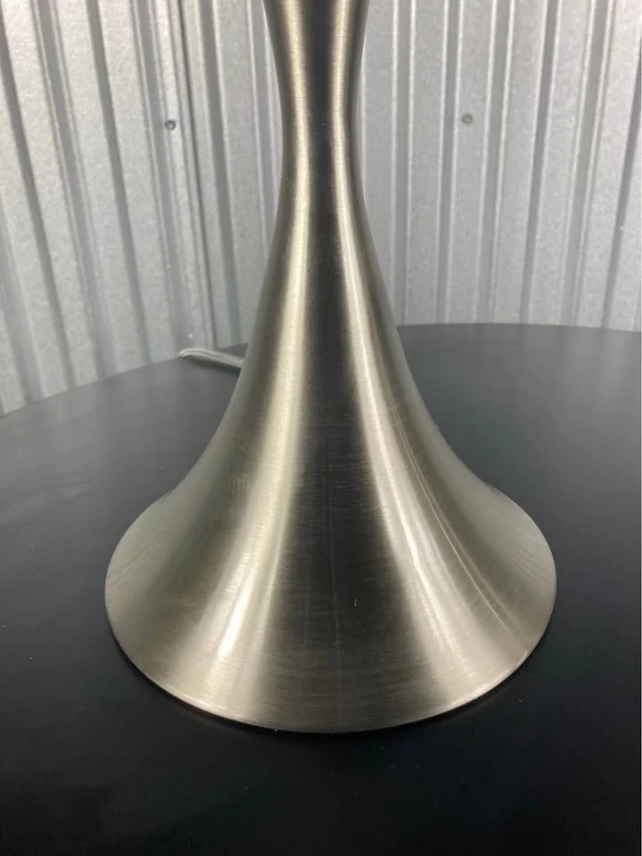 LumiSource Ashland brushed nickel metal table lamp base