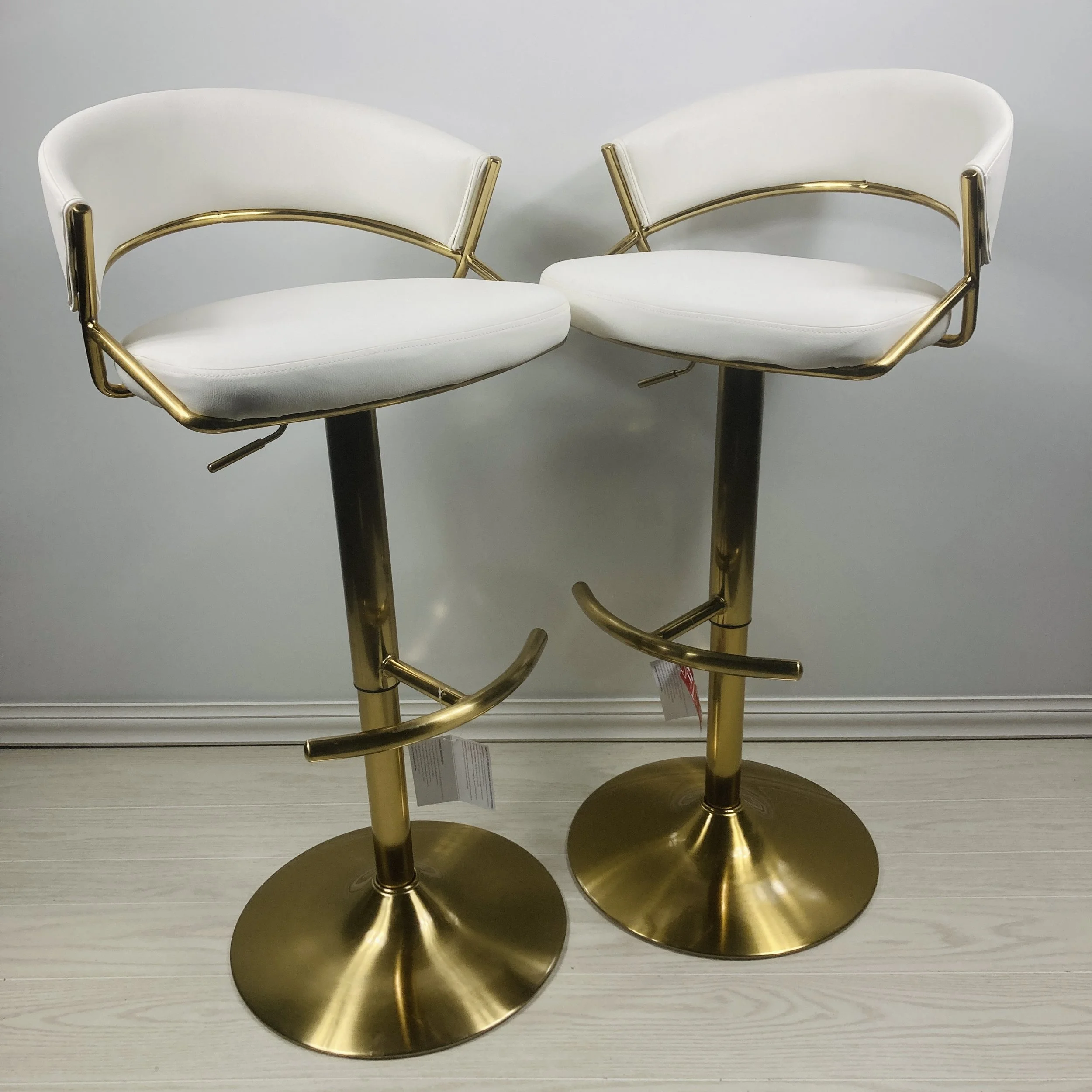 Cream Velvet Stools