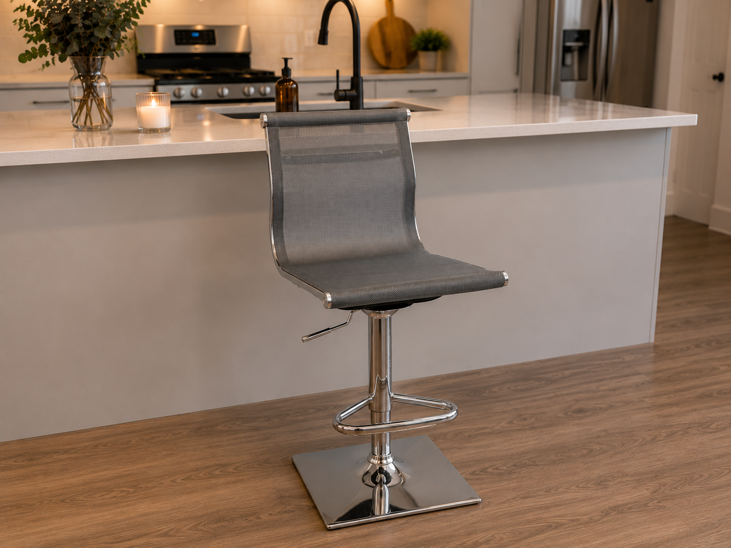Chrome Bar Stool