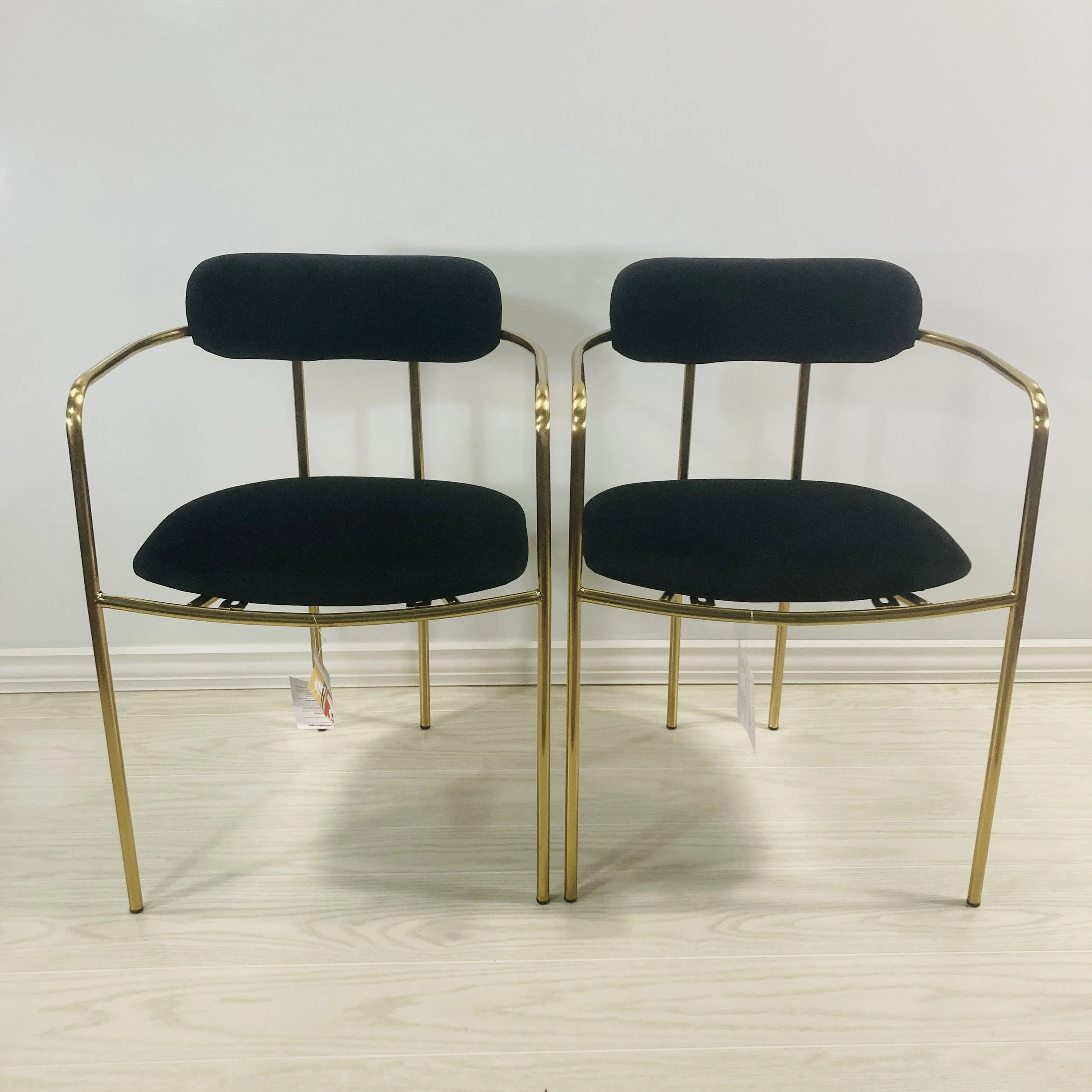 Black Velvet Chairs