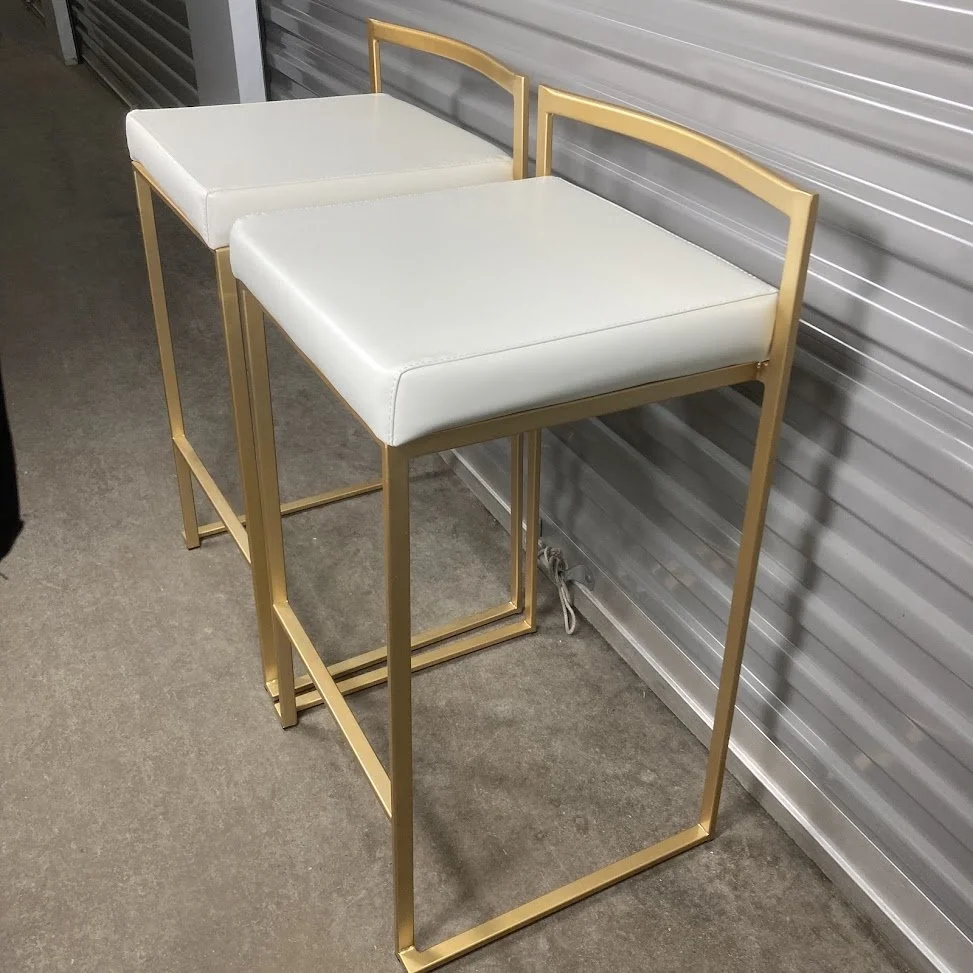 Gold Frame Stool