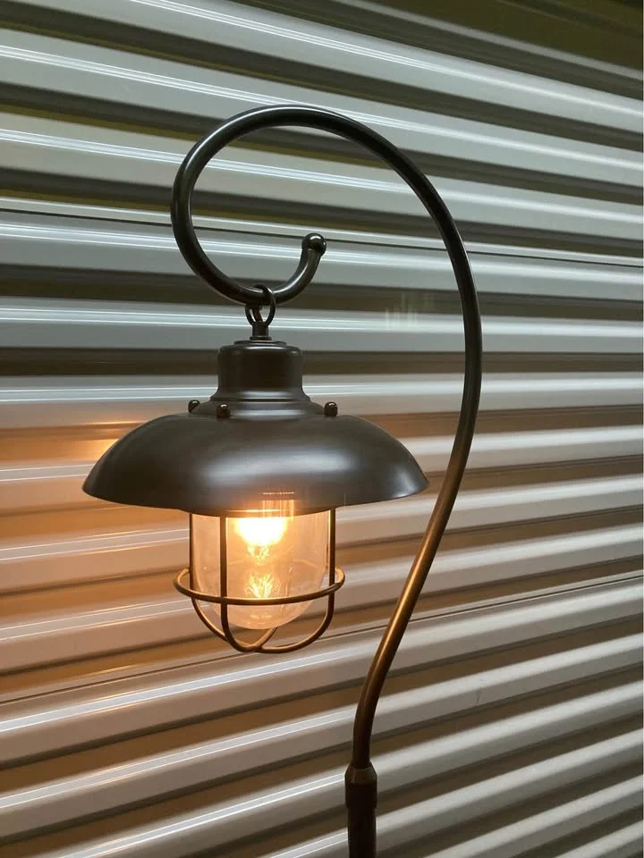 Oil-Rubbed Bronze Lantern Lamp For Living Room