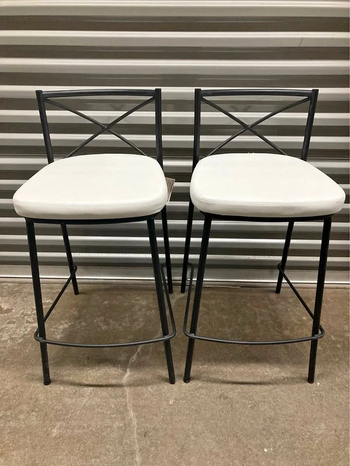Counter Height Stool Faux Leather