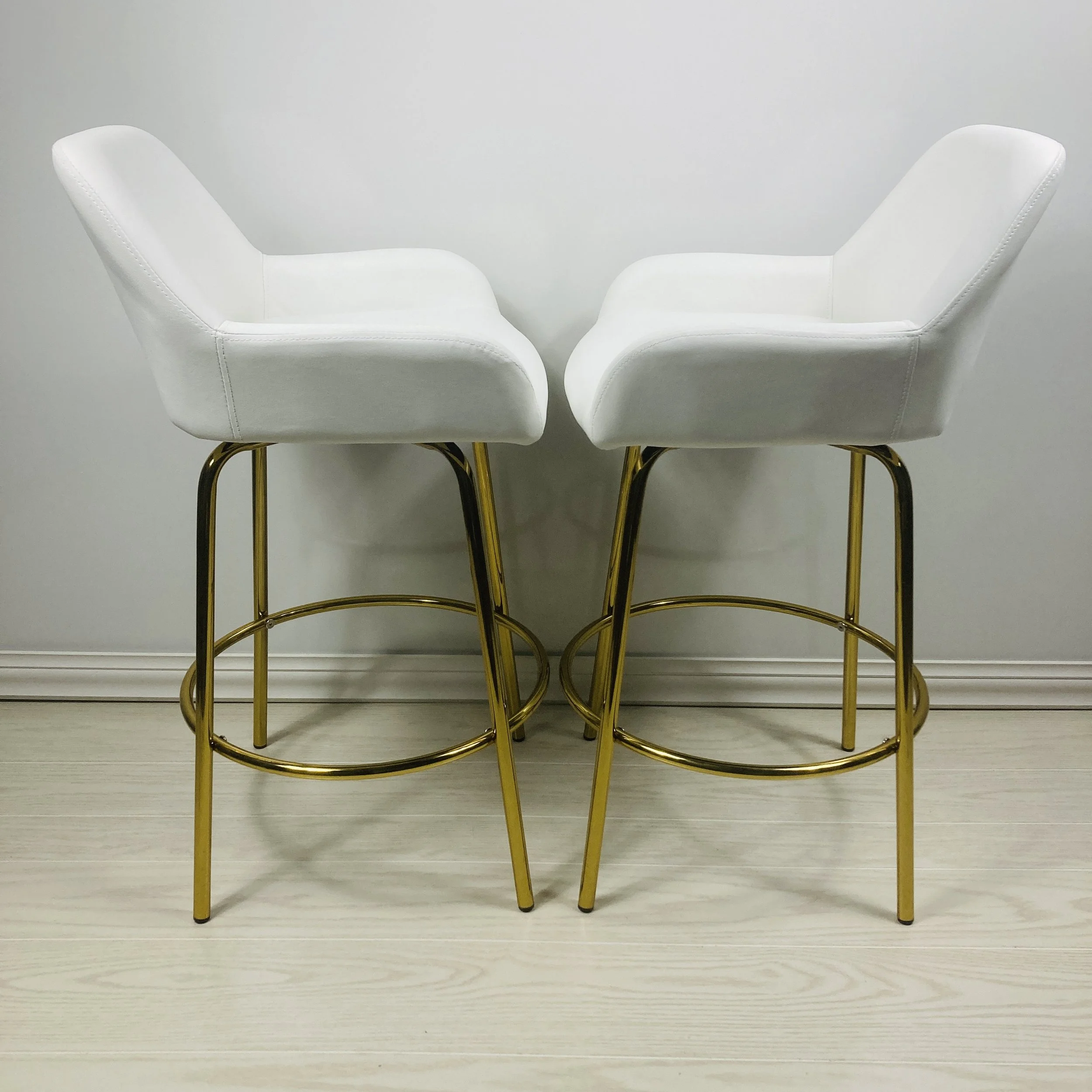 Gold Metal Stools