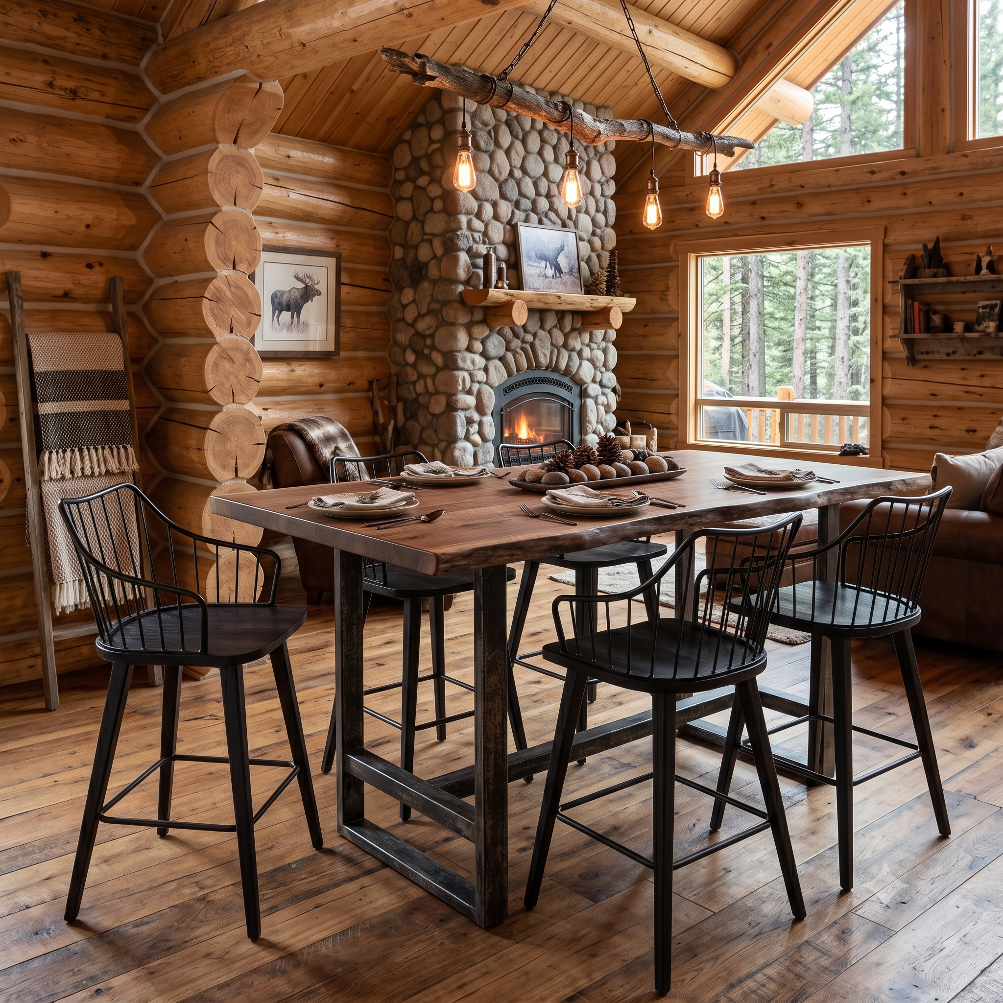 Contemporary Island Stools