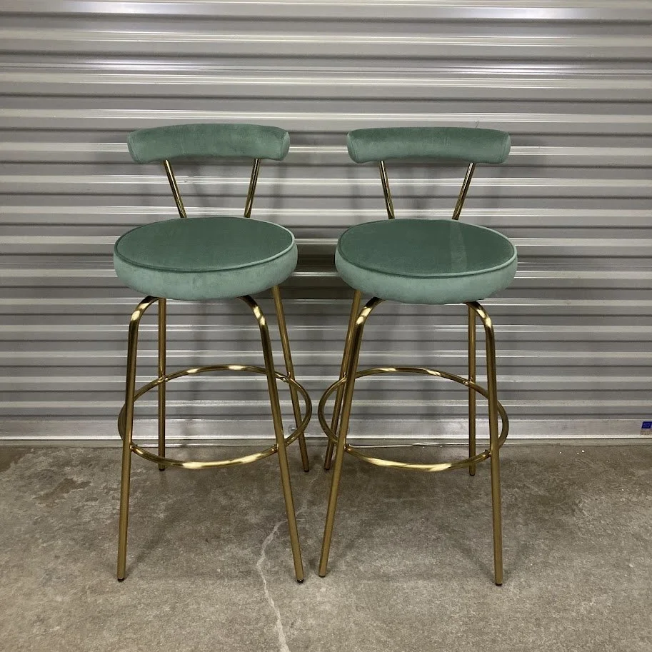 Rhonda Swivel Barstool Sage Green