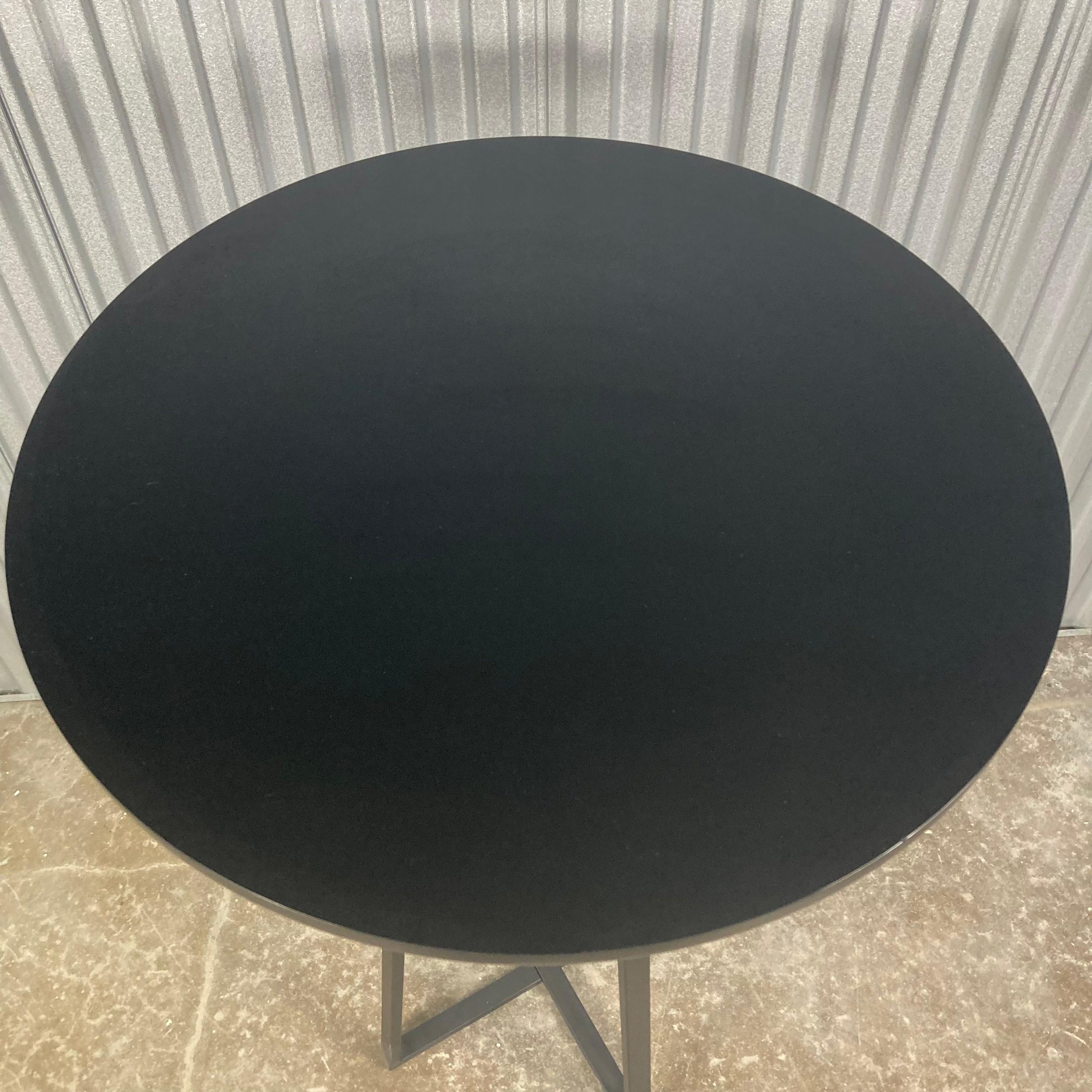 Modern Black Metal Table