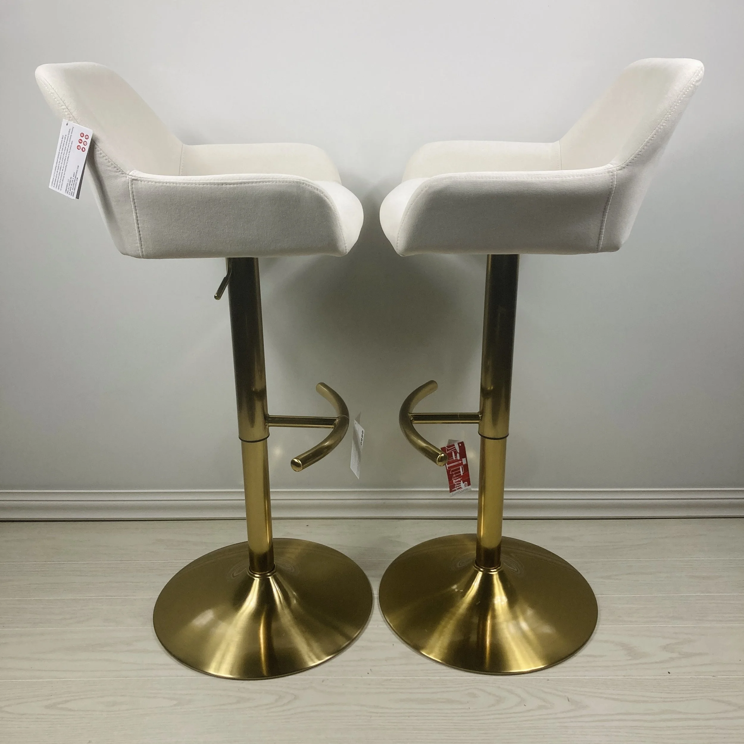 Gold Metal Stools