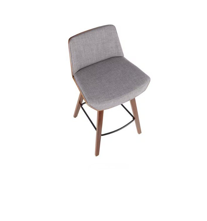 Gray Fabric Stools
