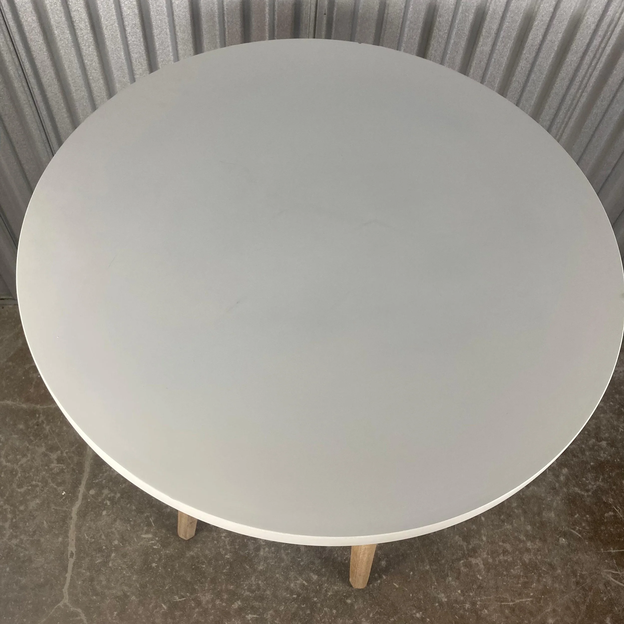 Modern White Wood Table