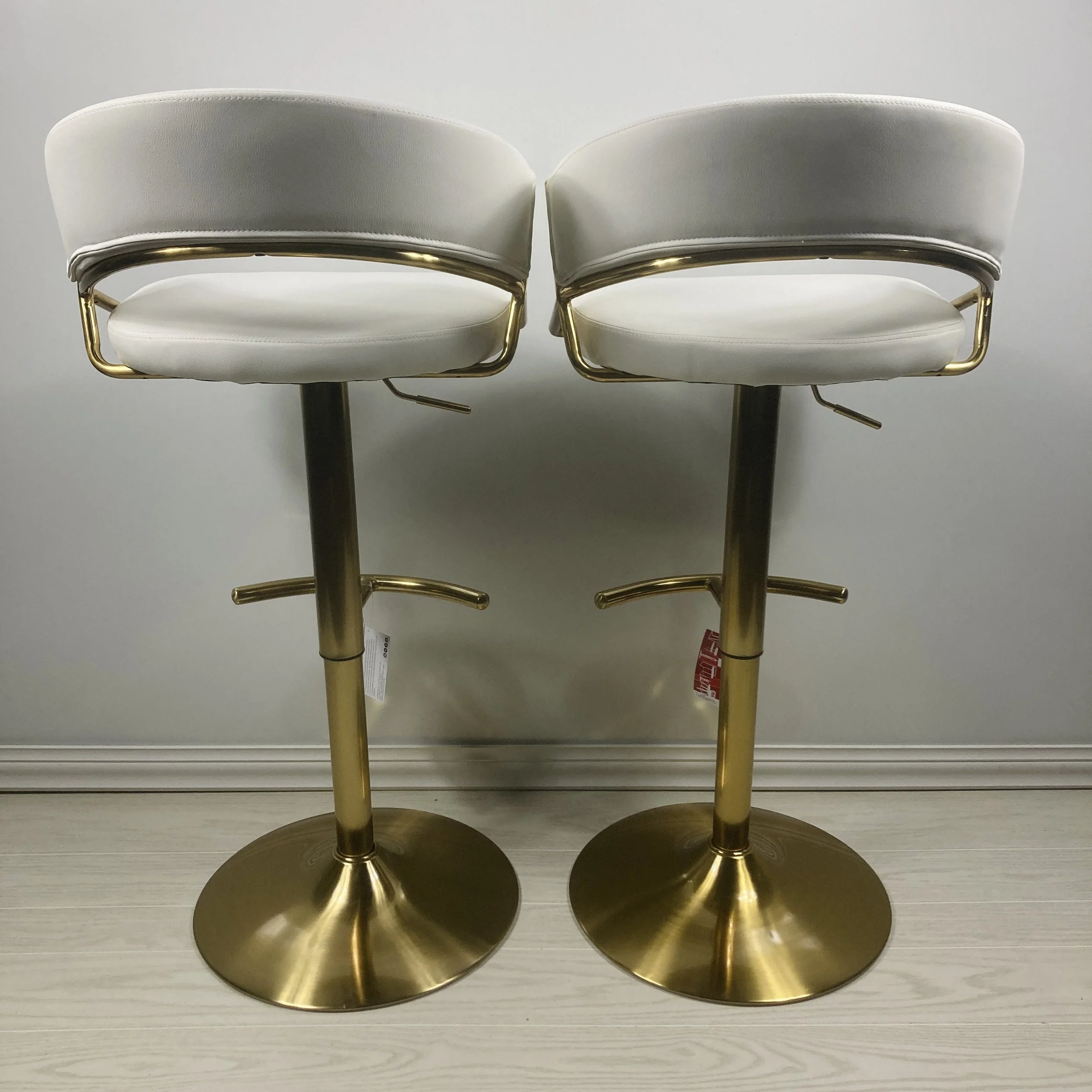 Gold Metal Stools