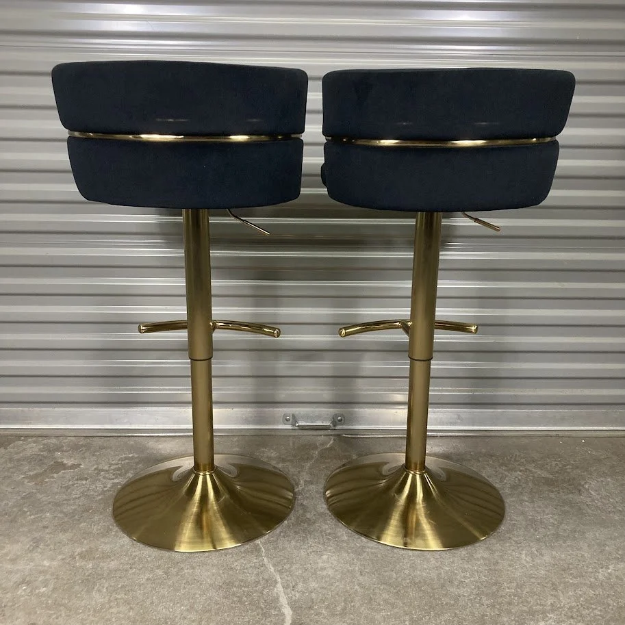 LumiSource Cinch adjustable barstool with 24.5 to 33 inch height range