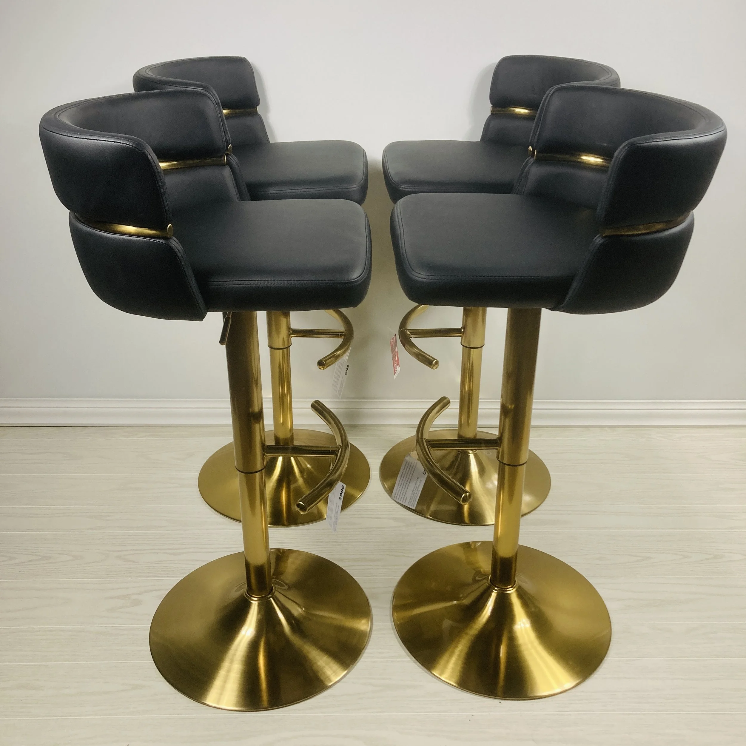 Gold Metal Stools