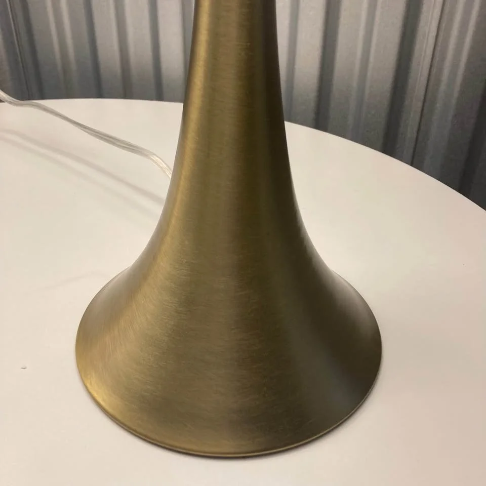 Bedroom Lamp With Neutral Fabric Shade