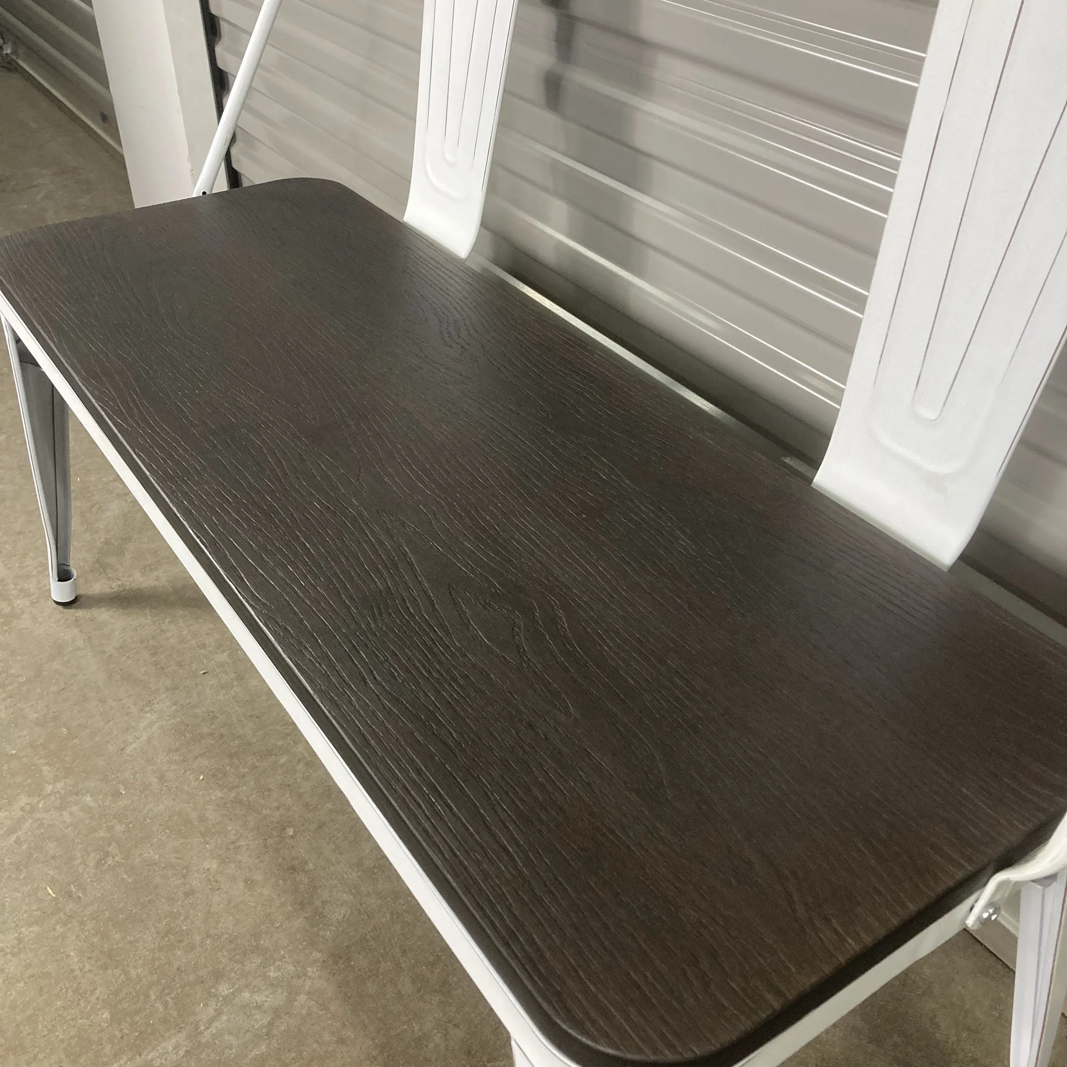 Vintage White Bench