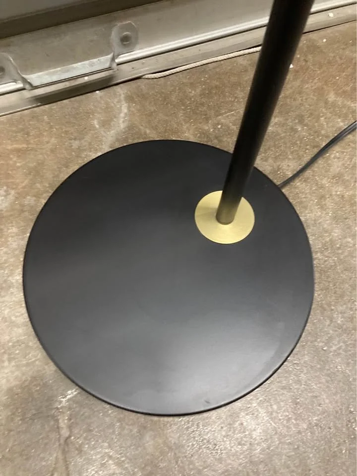 Modern Metal Floor Lamp Mesh Shade