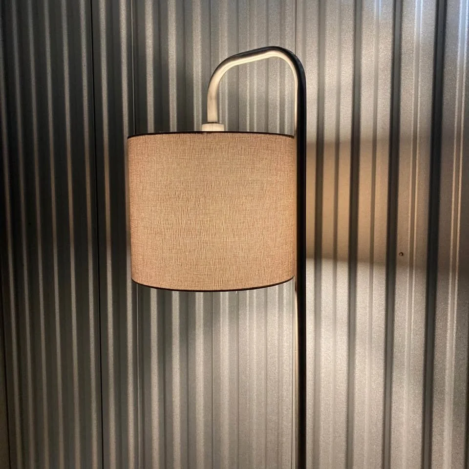 Brushed Nickel Arc Floor Lamp For Living Room