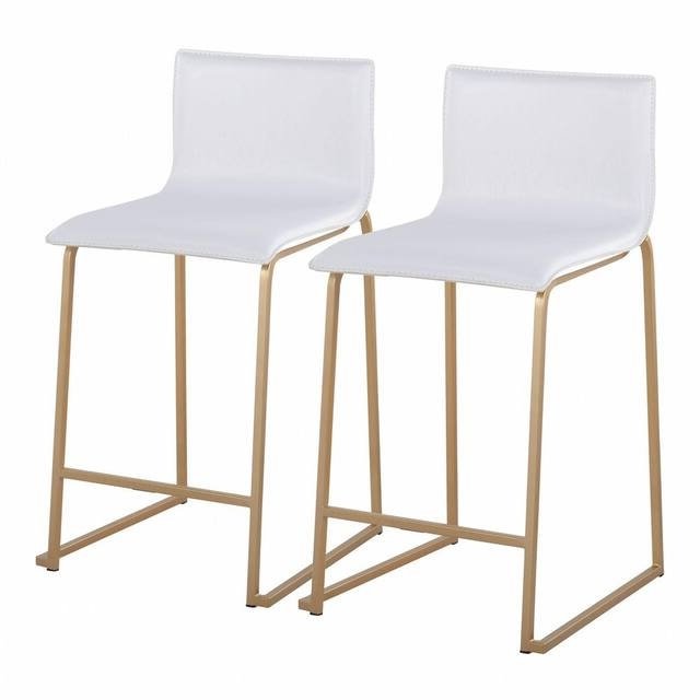 White PU Stools