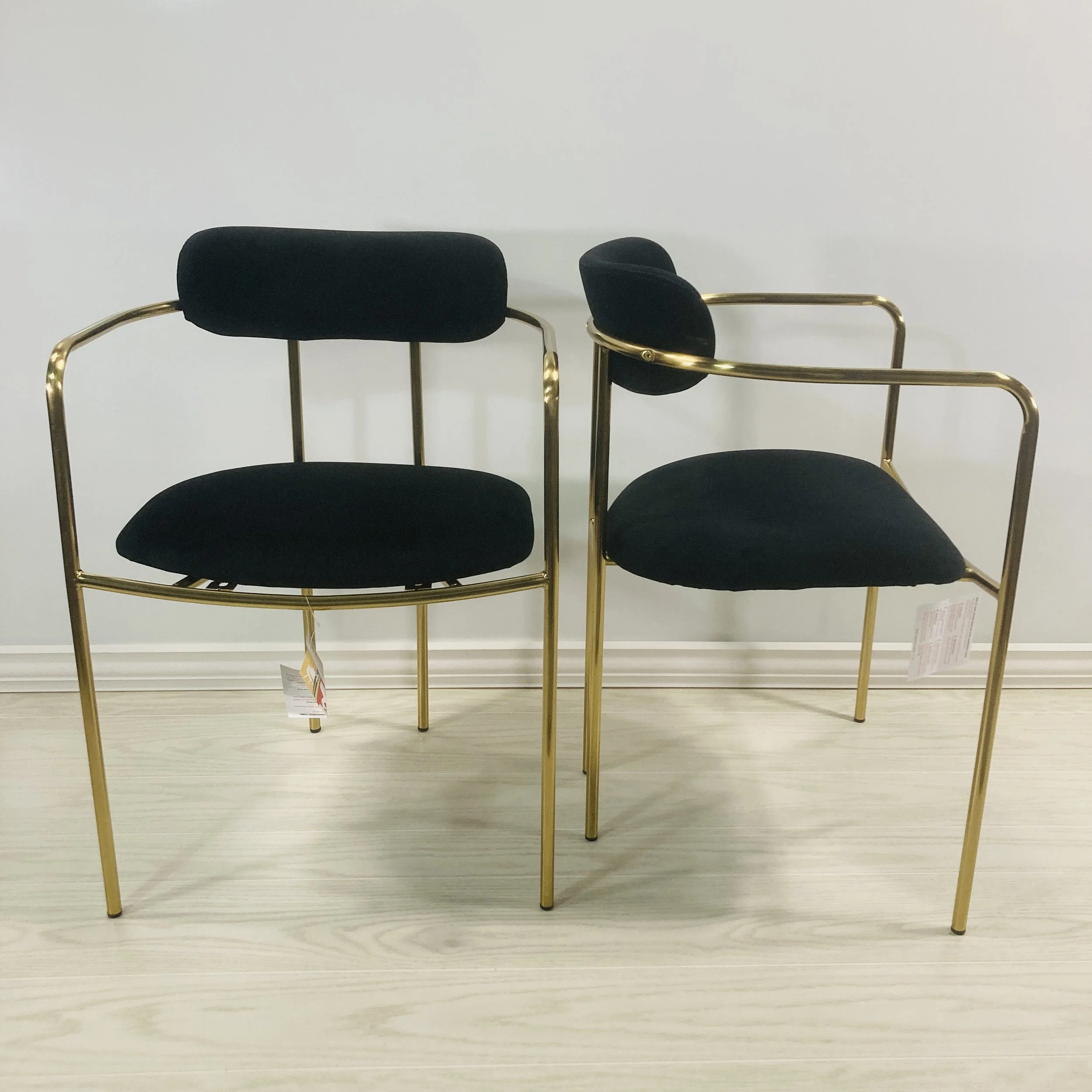 Gold Metal Chairs