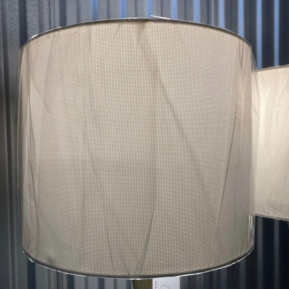 Contemporary Table Lamp Brass Base