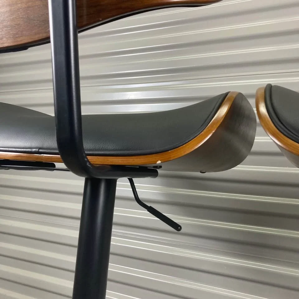 Black Adjustable Kitchen Barstools