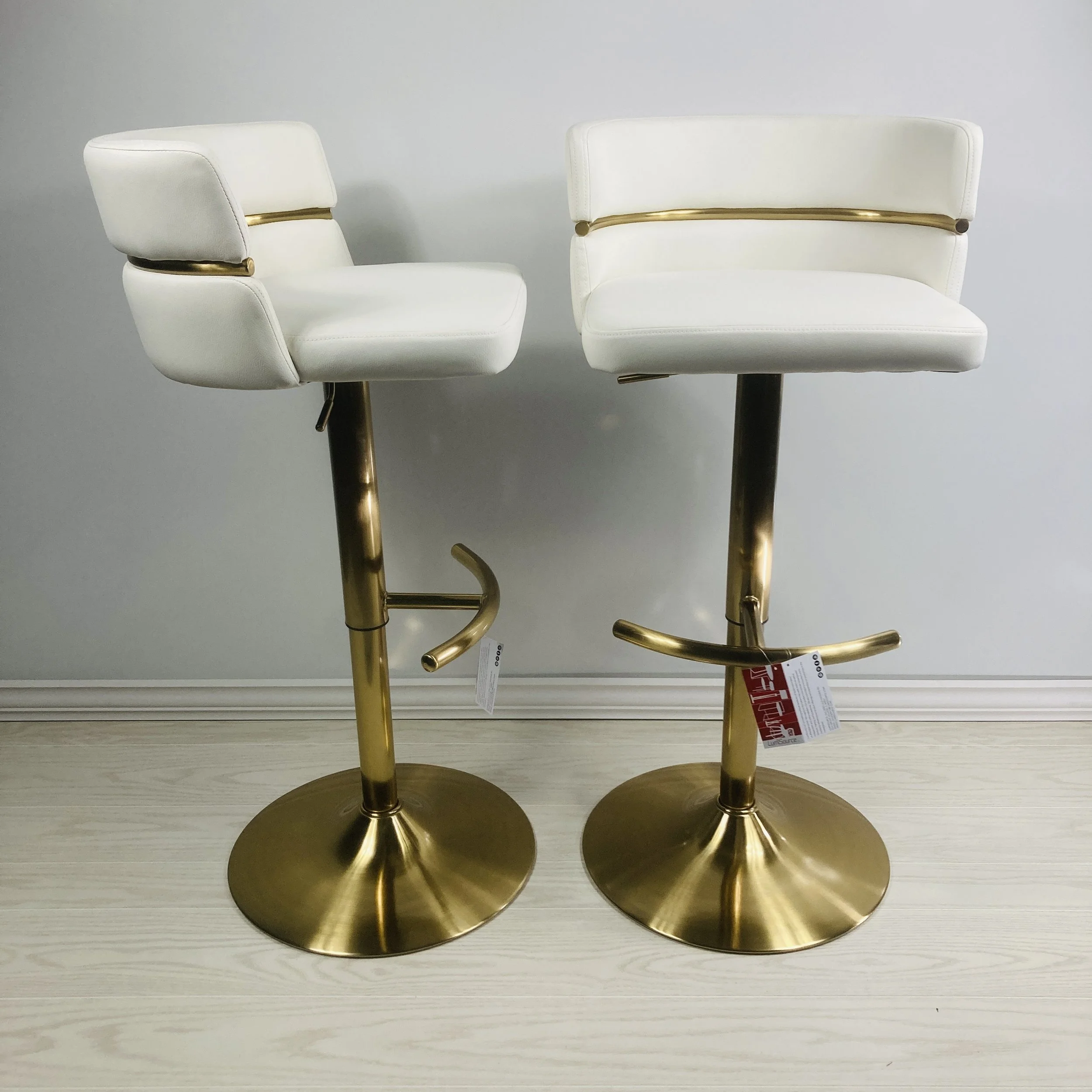 Gold Metal Stools