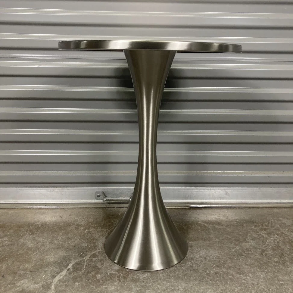 Brushed Nickel Table