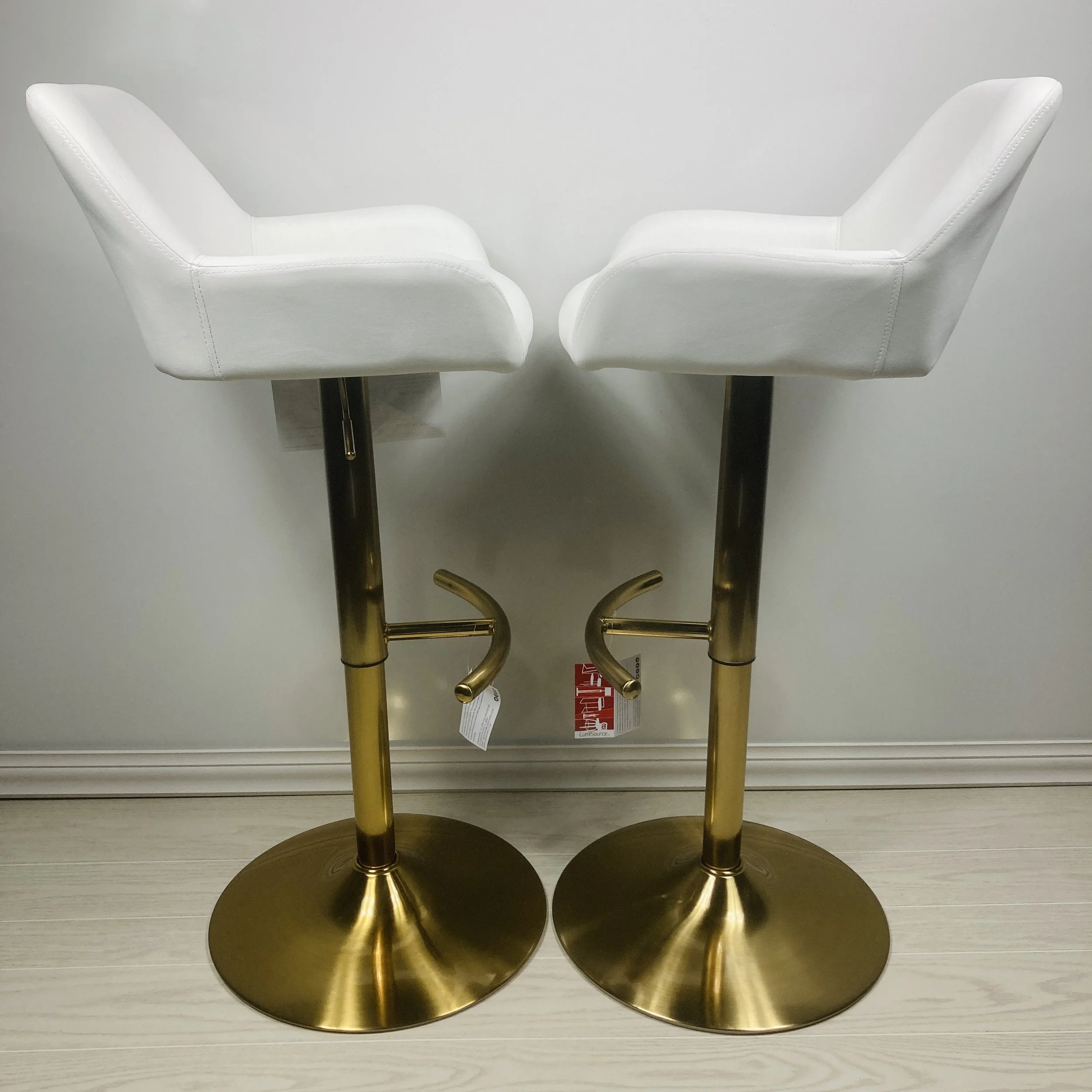 Gold Metal Stools