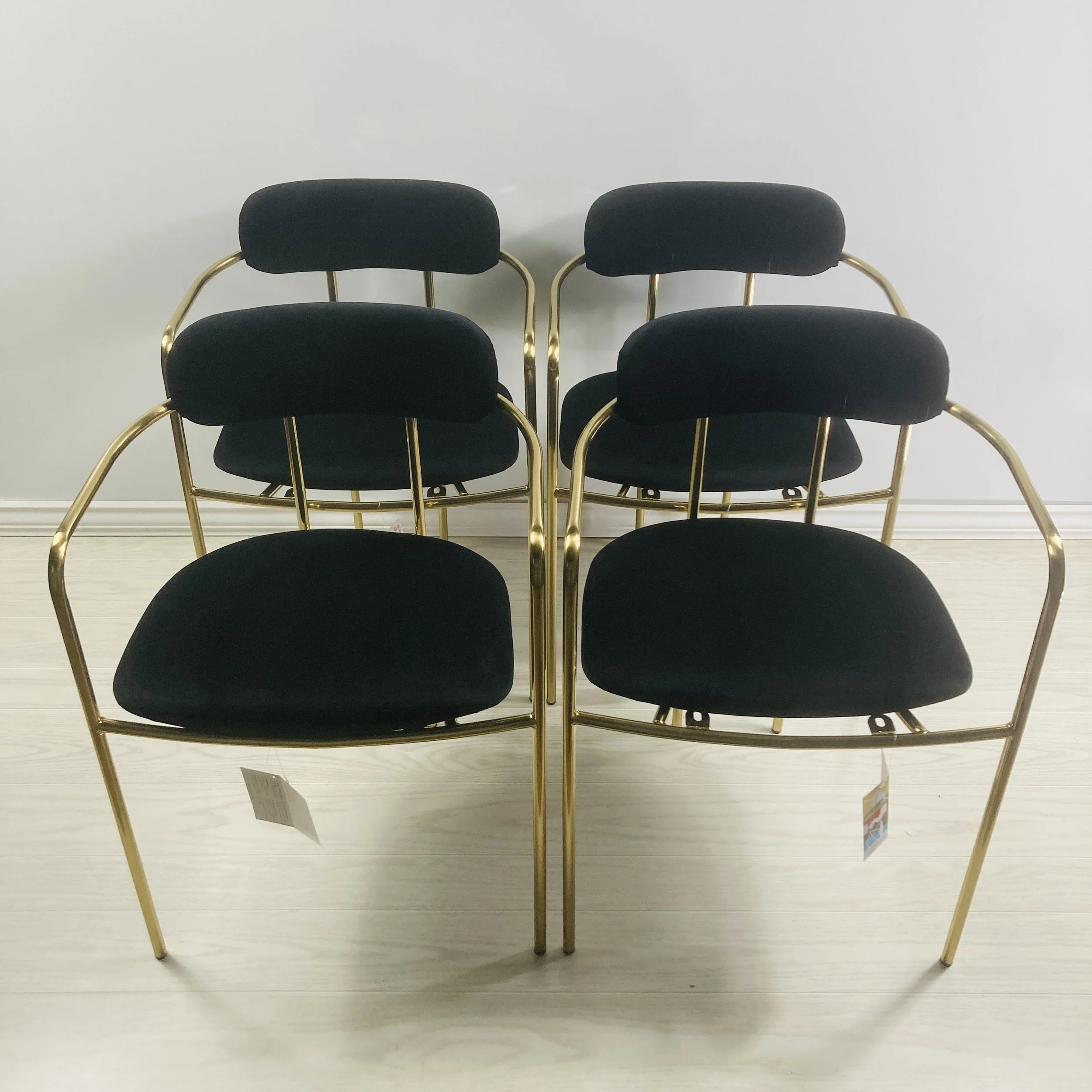 Black Velvet Chairs