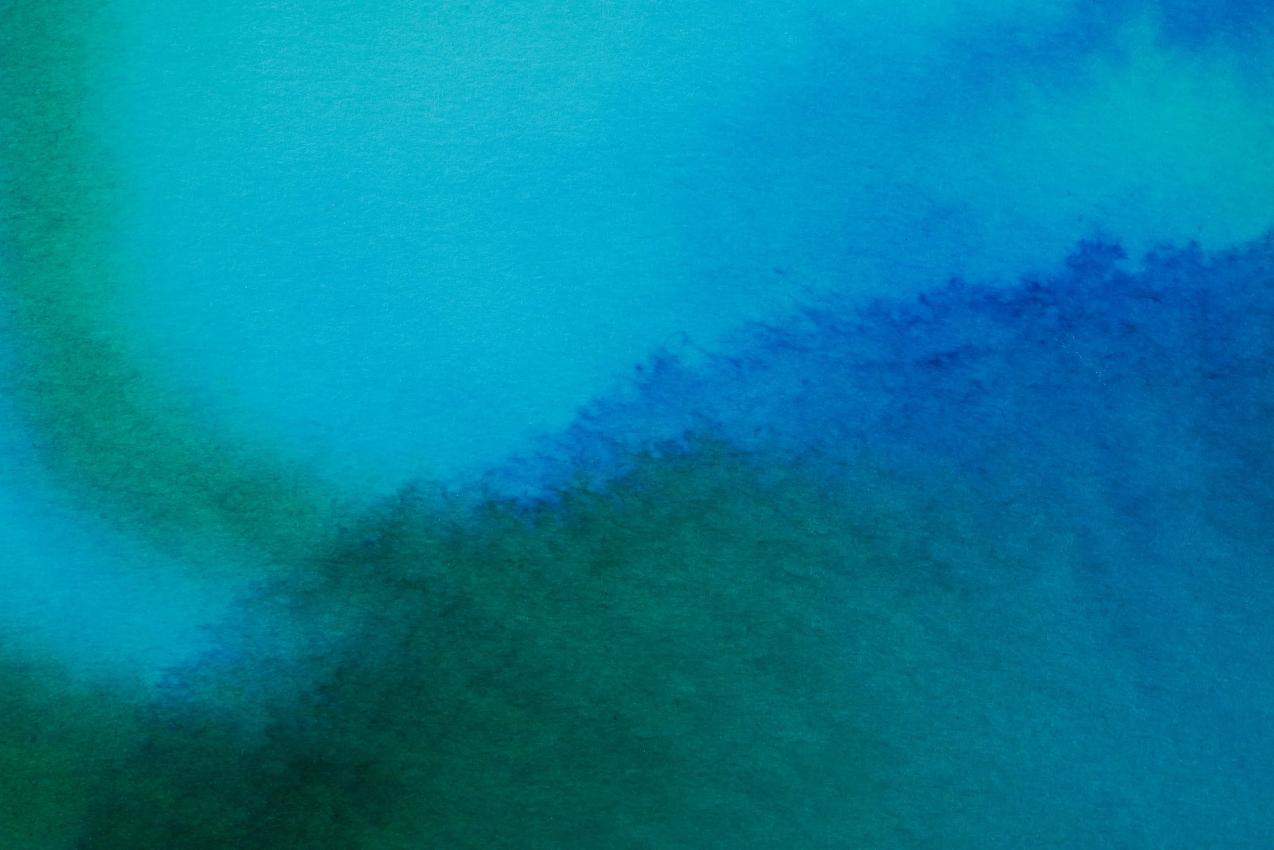 Abstract textured blue-green gradient background.