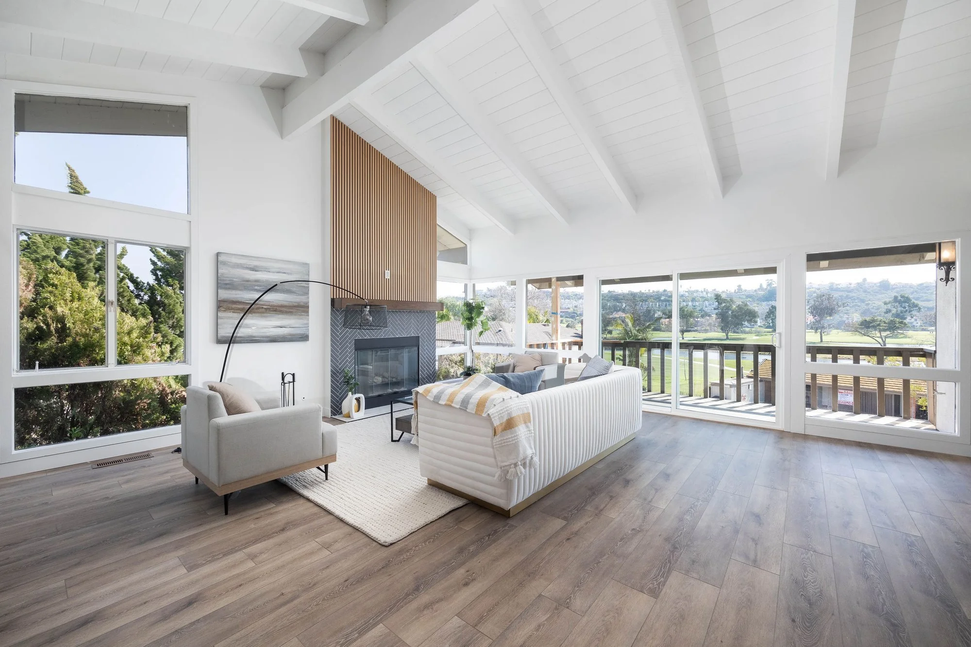 Carlsbad townhome living room