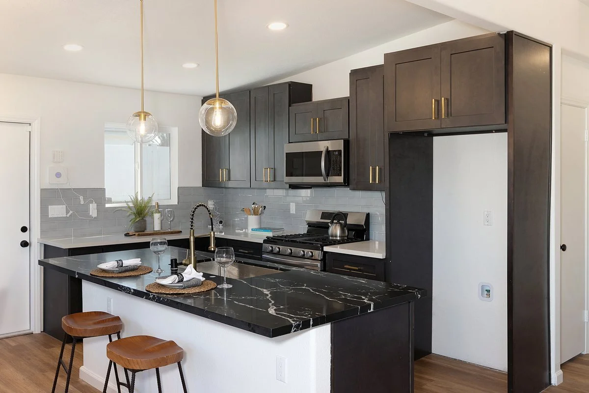 Spring Valley remodel kitchen with island