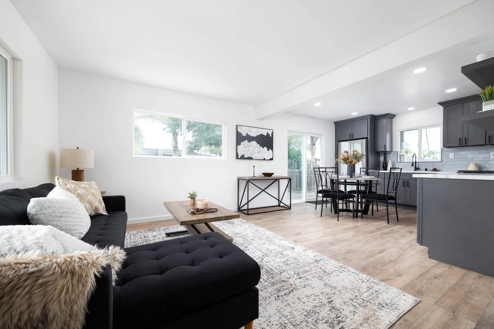 Oceanside remodel living room