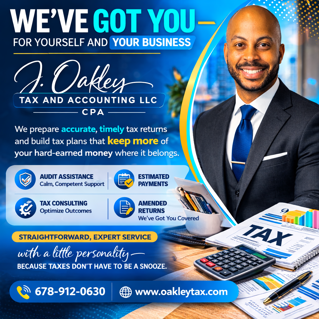 Oakley Tax & Tax Strategy | Tax Preparation and Tax Strategy Atlanta, GA