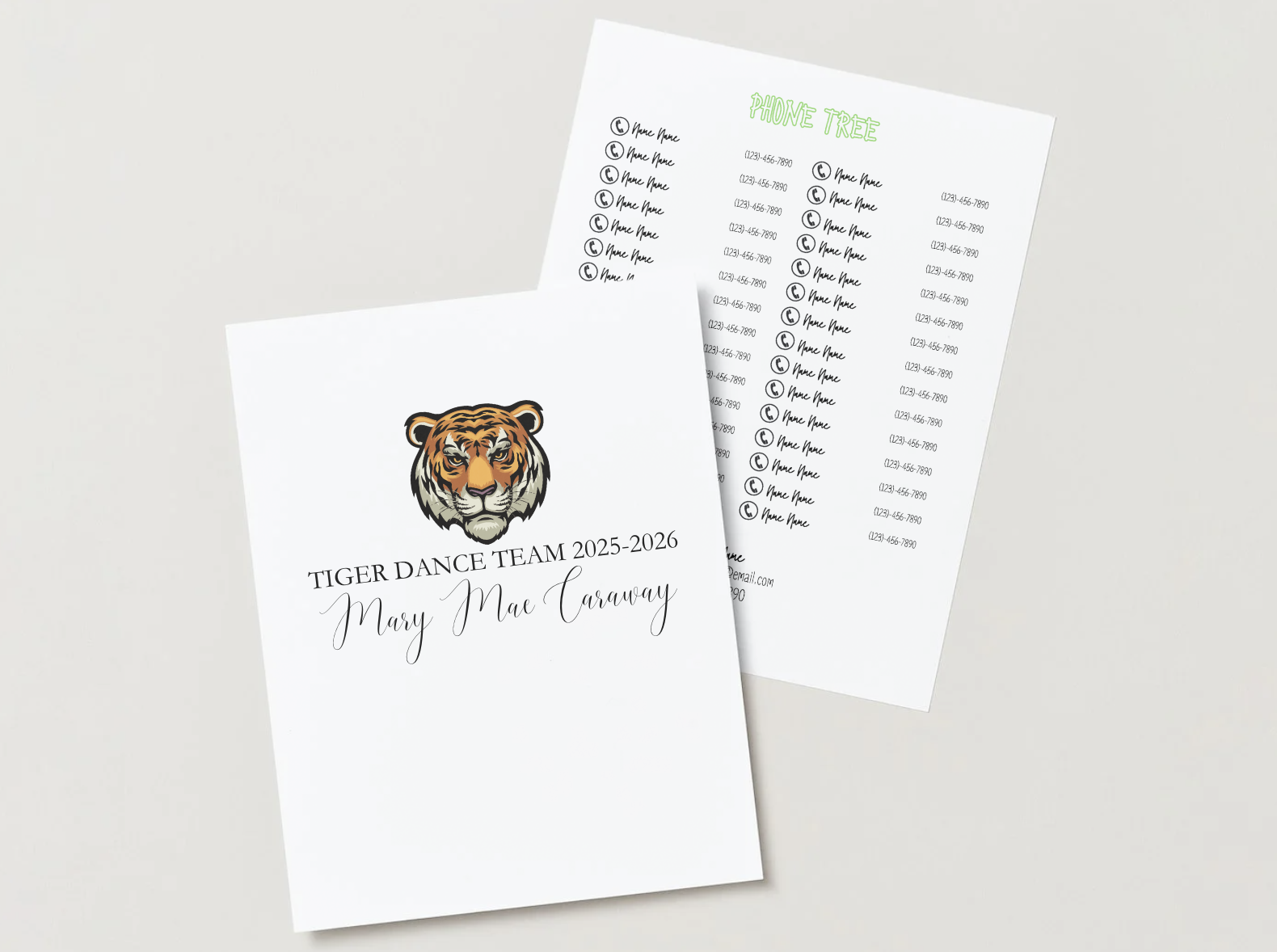 Premium Custom Team Book