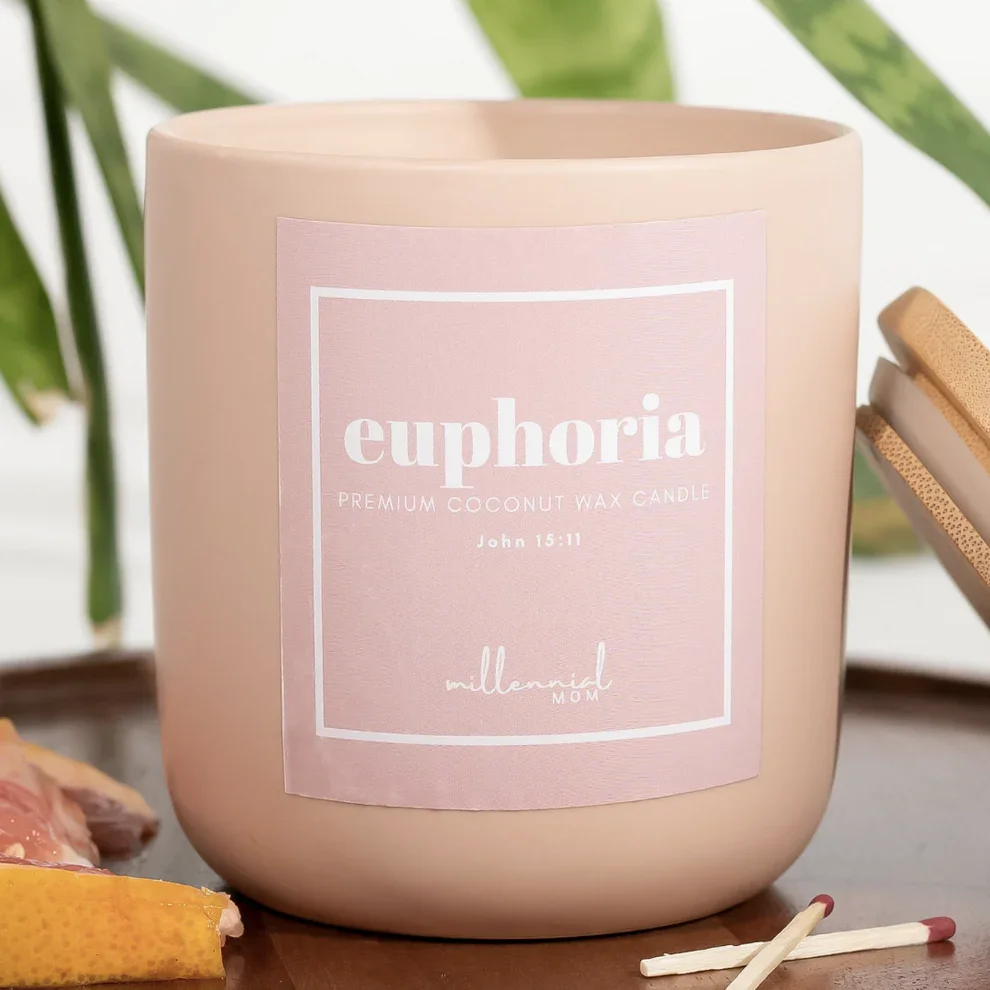 Euphoria Premium Coconut Wax Candle