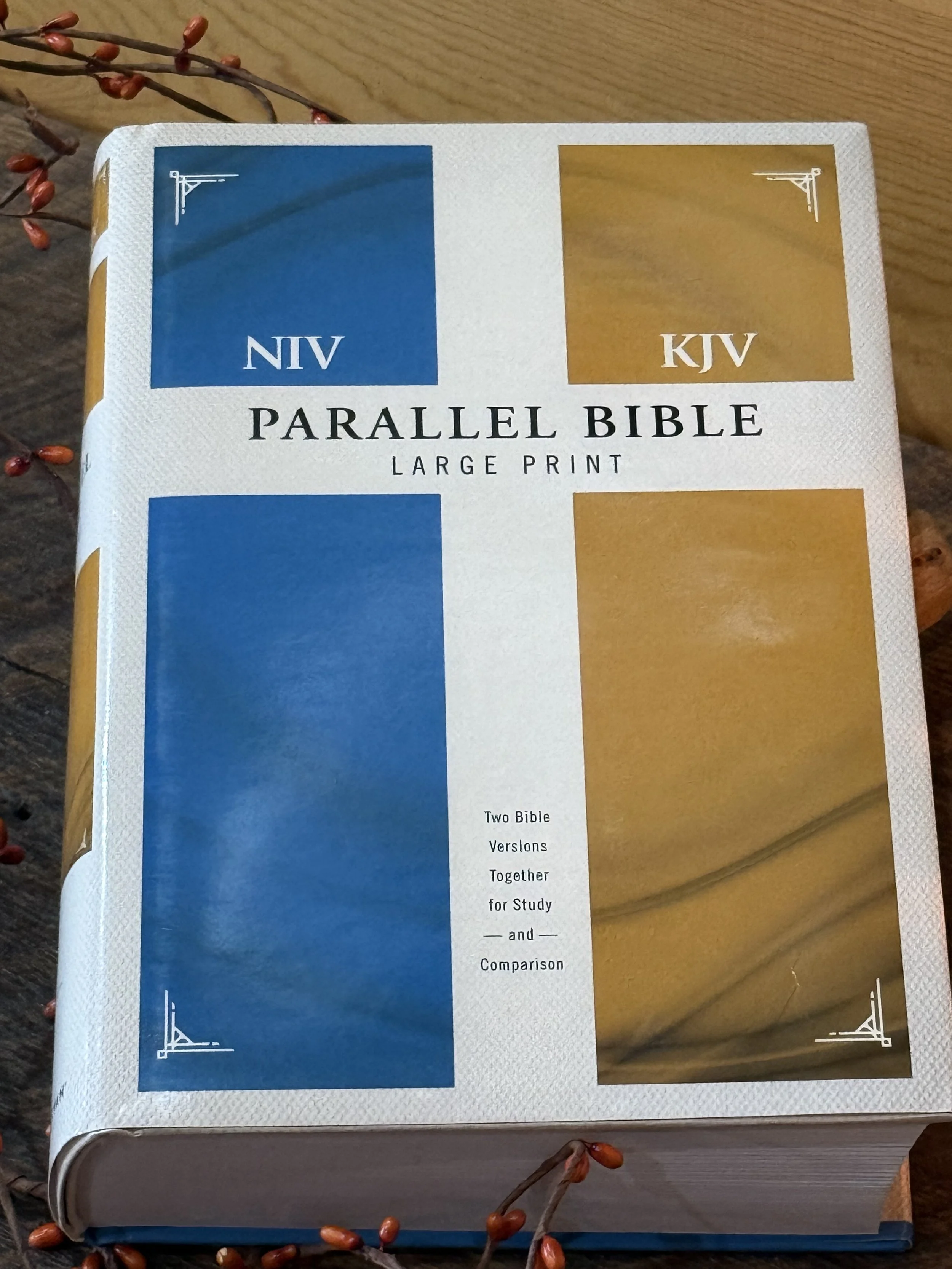 NIV KJV Parallel Bible~Hardcover