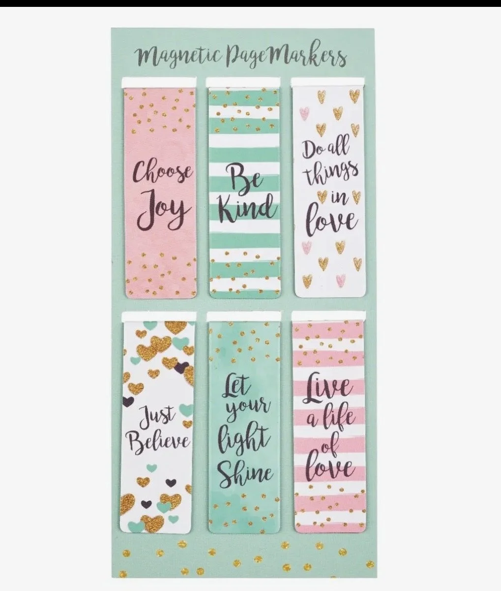 Magnetic Bookmark Set Sparkle
