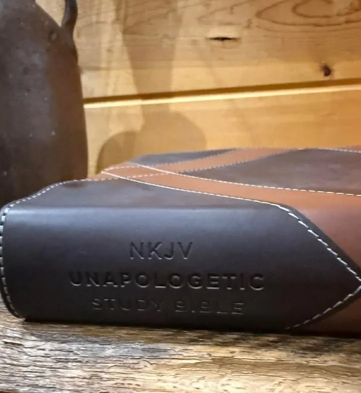 NKJV Unapologetic Study Bible Mahogany Leathersoft