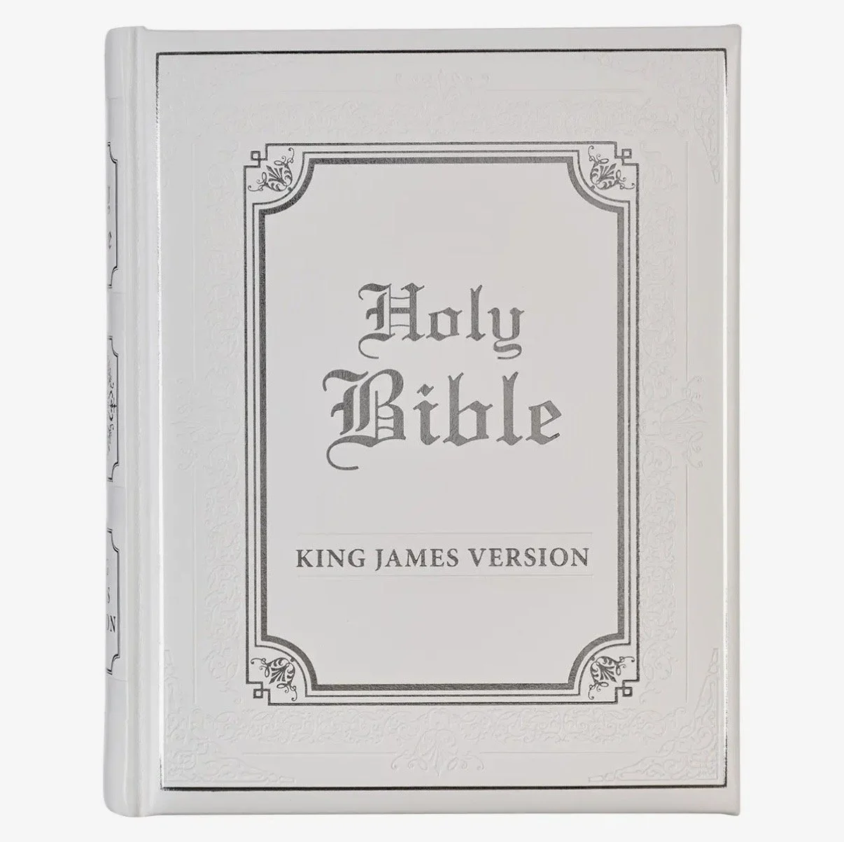 KJV Family Bible~Hard Cover White