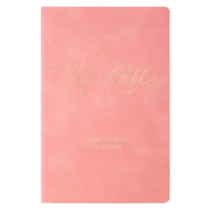 Pink Faux Leather KJV Bible