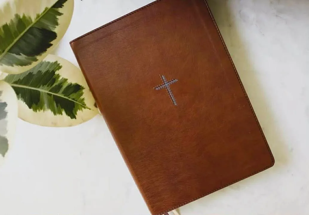 NIV Quest Study Bible, Large Print Leathersoft Brown