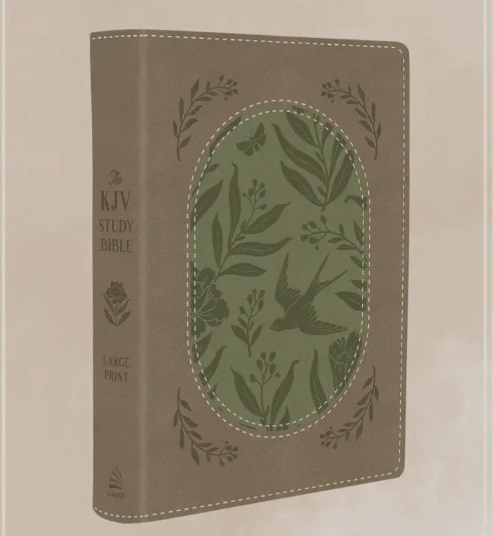 KJV Large Print Study Bible Olive Branches
