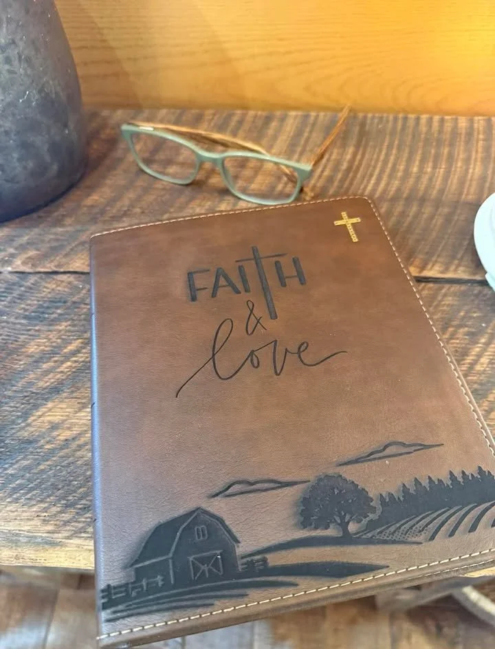 NIV custom made Leathersoft Double Column Bible~ Comfort Print~ lays flat