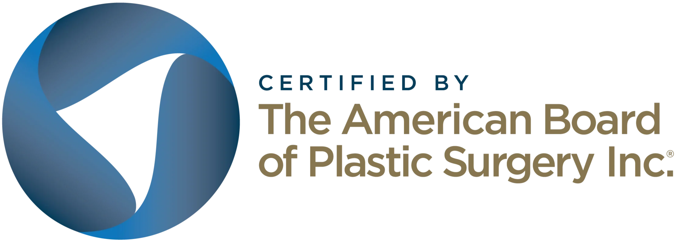 A pie chart with the title 'The American Board of Plastic Surgery' and the subtitle 'Certifying Plastic Surgeons.'