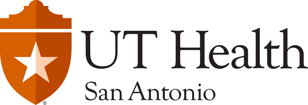 UT Health San Antonio logo with a shield emblem and star